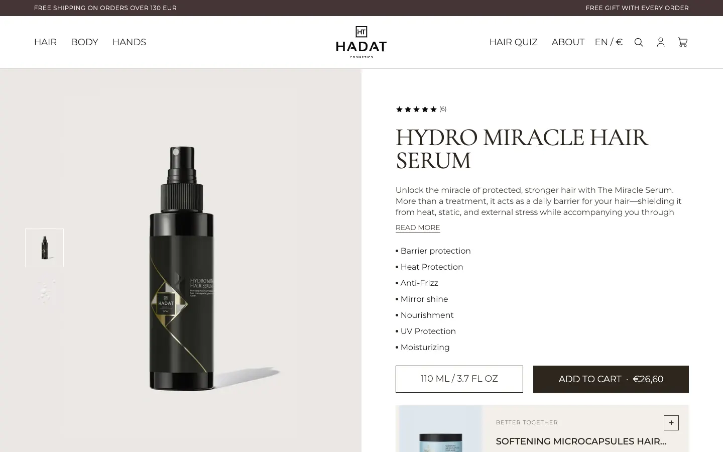 Product page